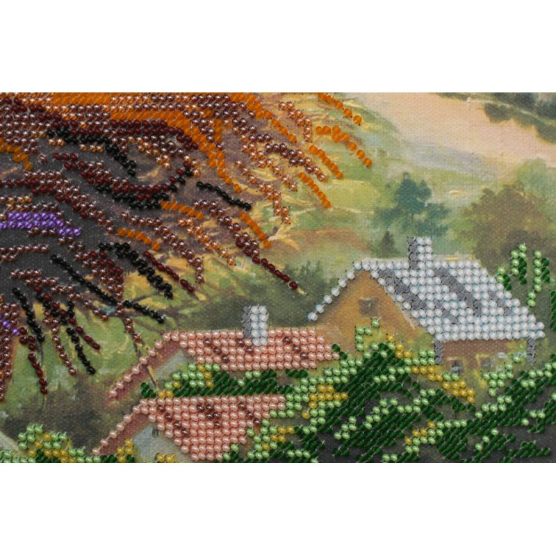 Bead Embroidery Kit on Art Canvas "Family"