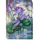 Bead Embroidery Kit on Art Canvas "Among Water-lilies"