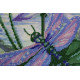 Bead Embroidery Kit on Art Canvas "Among Water-lilies"