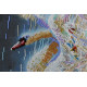 Bead Embroidery Kit on Art Canvas "Fidelity lights"