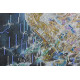 Bead Embroidery Kit on Art Canvas "Fidelity lights"