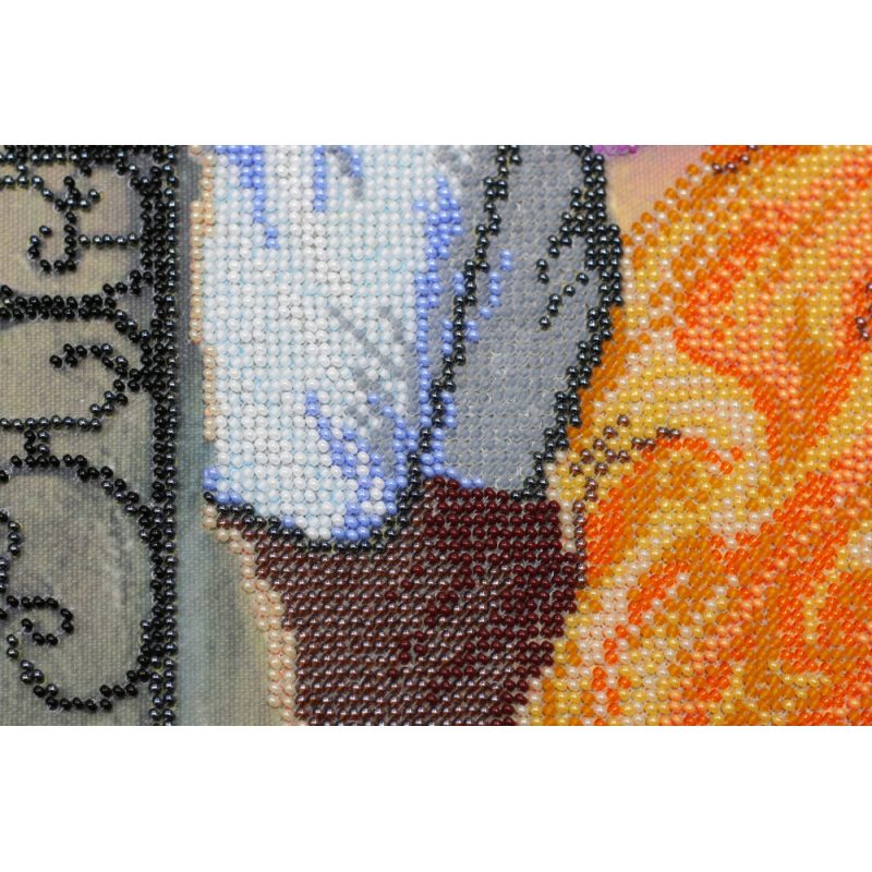 Bead Embroidery Kit on Art Canvas "Dating"