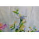 Bead Embroidery Kit on Art Canvas "Gladioluses"