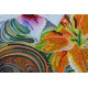 Bead Embroidery Kit on Art Canvas "Three virtues"