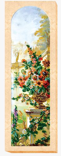 Bead Embroidery Kit on Art Canvas "Gods' garden-3"
