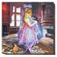 Bead Embroidery Kit on Art Canvas "After the promenade"