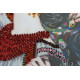 Bead Embroidery Kit on Art Canvas "Girl's dreams"