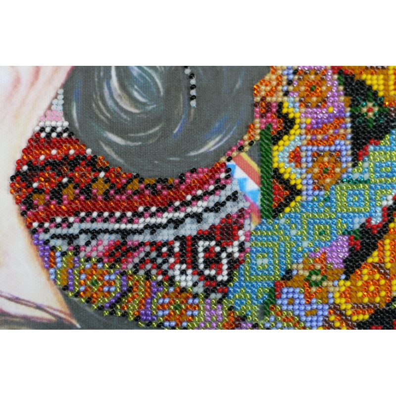 Bead Embroidery Kit on Art Canvas "Girl's dreams"