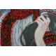 Bead Embroidery Kit on Art Canvas "Girl's dreams"