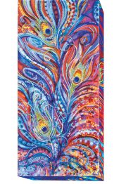 Bead Embroidery Kit on Art Canvas "Magic feathers"