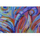 Bead Embroidery Kit on Art Canvas "Magic feathers"