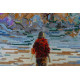 Bead Embroidery Kit on Art Canvas "Sky sail"