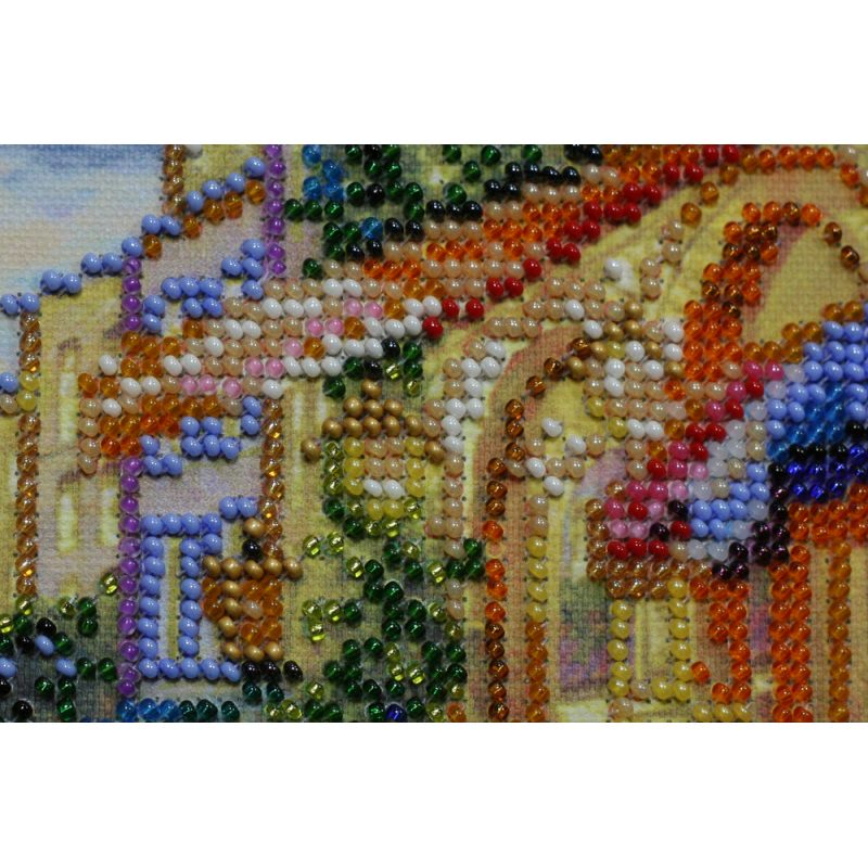 Bead Embroidery Kit on Art Canvas "Warm night"