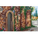 Bead Embroidery Kit on Art Canvas "Seaside street"
