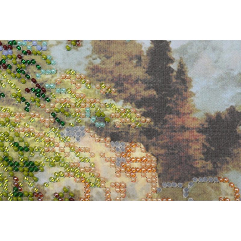Bead Embroidery Kit on Art Canvas "Waterfall"