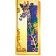Bead Embroidery Kit on Art Canvas "Rainbow giraffe"