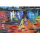 Bead Embroidery Kit on Art Canvas "Air balloons"