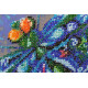 Bead Embroidery Kit on Art Canvas "Turquoise"