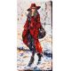 Bead Embroidery Kit on Art Canvas "Ellis"