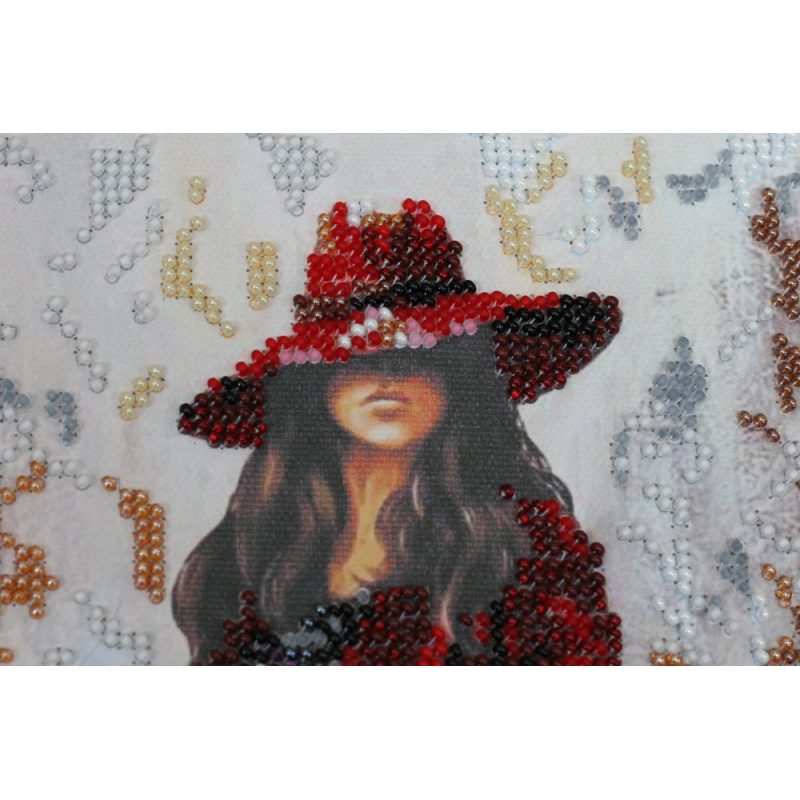 Bead Embroidery Kit on Art Canvas "Ellis"