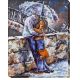 Bead Embroidery Kit on Art Canvas "Neoromantic"
