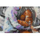 Bead Embroidery Kit on Art Canvas "Neoromantic"