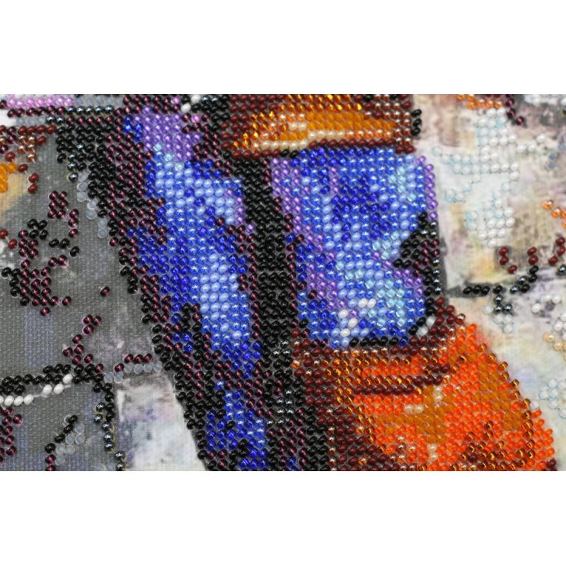Bead Embroidery Kit on Art Canvas "Neoromantic"