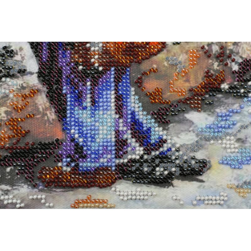 Bead Embroidery Kit on Art Canvas "Neoromantic"