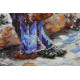 Bead Embroidery Kit on Art Canvas "Neoromantic"