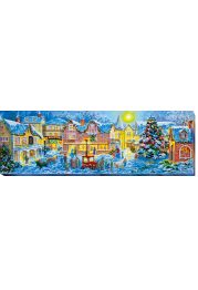 Bead Embroidery Kit on Art Canvas "Christmas celebration"