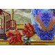 Bead Embroidery Kit on Art Canvas "Spring is everywhere-2"