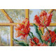 Bead Embroidery Kit on Art Canvas "Spring is everywhere-2"