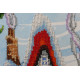 Bead Embroidery Kit on Art Canvas "Fabulous winter - 1"