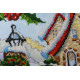 Bead Embroidery Kit on Art Canvas "Fabulous winter - 1"