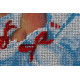 Bead Embroidery Kit on Art Canvas "Prayer (Russian text)"