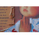 Bead Embroidery Kit on Art Canvas "Prayer (Russian text)"