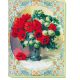 Bead Embroidery Kit on Art Canvas "Poppies and buldenezh"