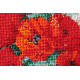 Bead Embroidery Kit on Art Canvas "Poppies and buldenezh"
