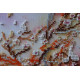 Bead Embroidery Kit on Art Canvas "Sunrise song - 1"