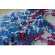 Bead Embroidery Kit on Art Canvas "World map - 1"