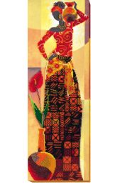 Bead Embroidery Kit on Art Canvas "Africa-1"
