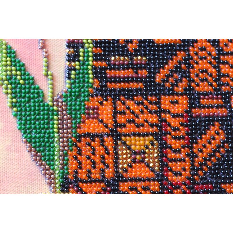 Bead Embroidery Kit on Art Canvas "Africa-1"