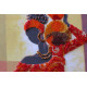 Bead Embroidery Kit on Art Canvas "Africa-1"