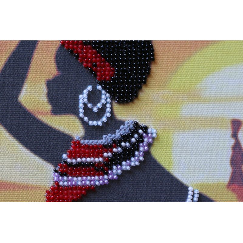 Bead Embroidery Kit on Art Canvas "Africa-2"