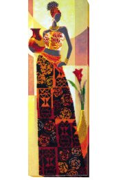 Bead Embroidery Kit on Art Canvas "Africa-3"