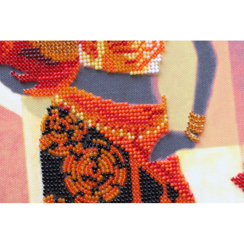 Bead Embroidery Kit on Art Canvas "Africa-3"