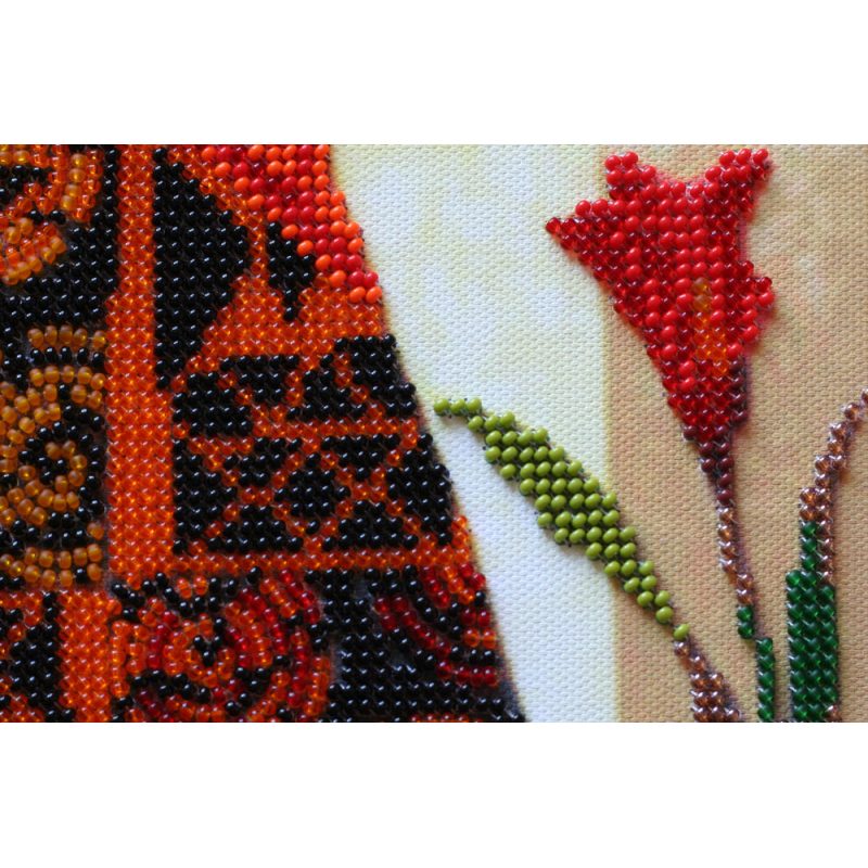 Bead Embroidery Kit on Art Canvas "Africa-3"