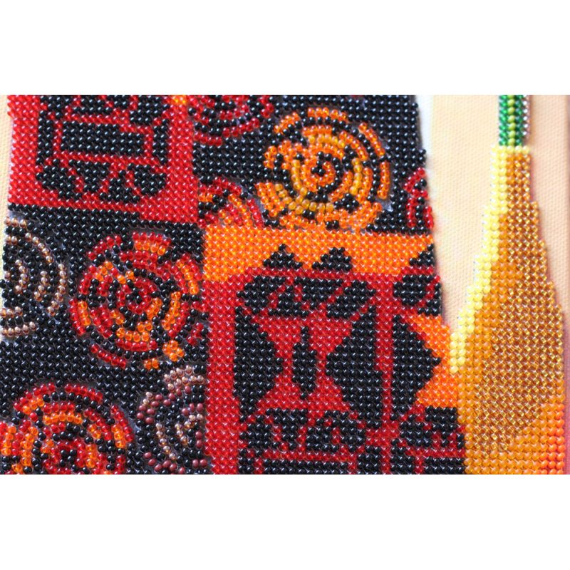 Bead Embroidery Kit on Art Canvas "Africa-3"