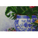 Bead Embroidery Kit on Art Canvas "Fragrant round dance"