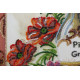 Bead Embroidery Kit on Art Canvas "Sparkling still-life"